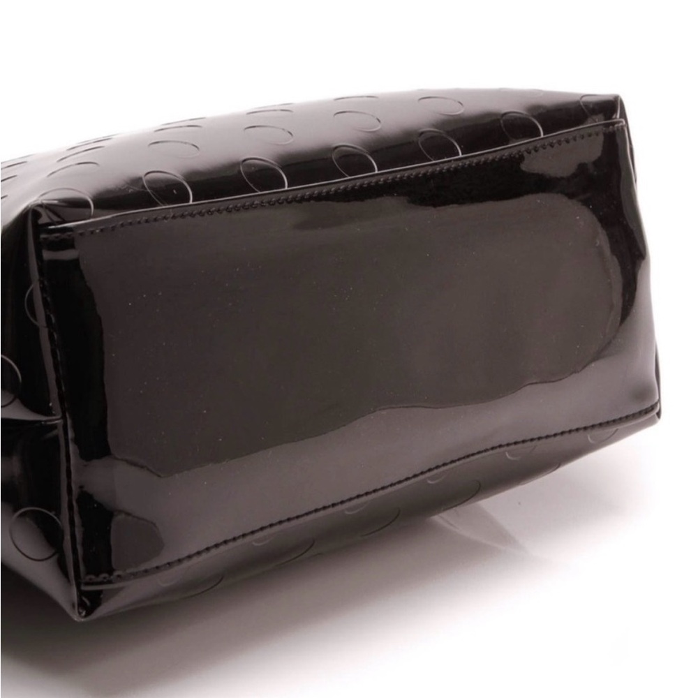 Kate Spade Black Patent Jeralyn Camellia Street Shoulder Bag - NEW with tags - Picture 14 of 16